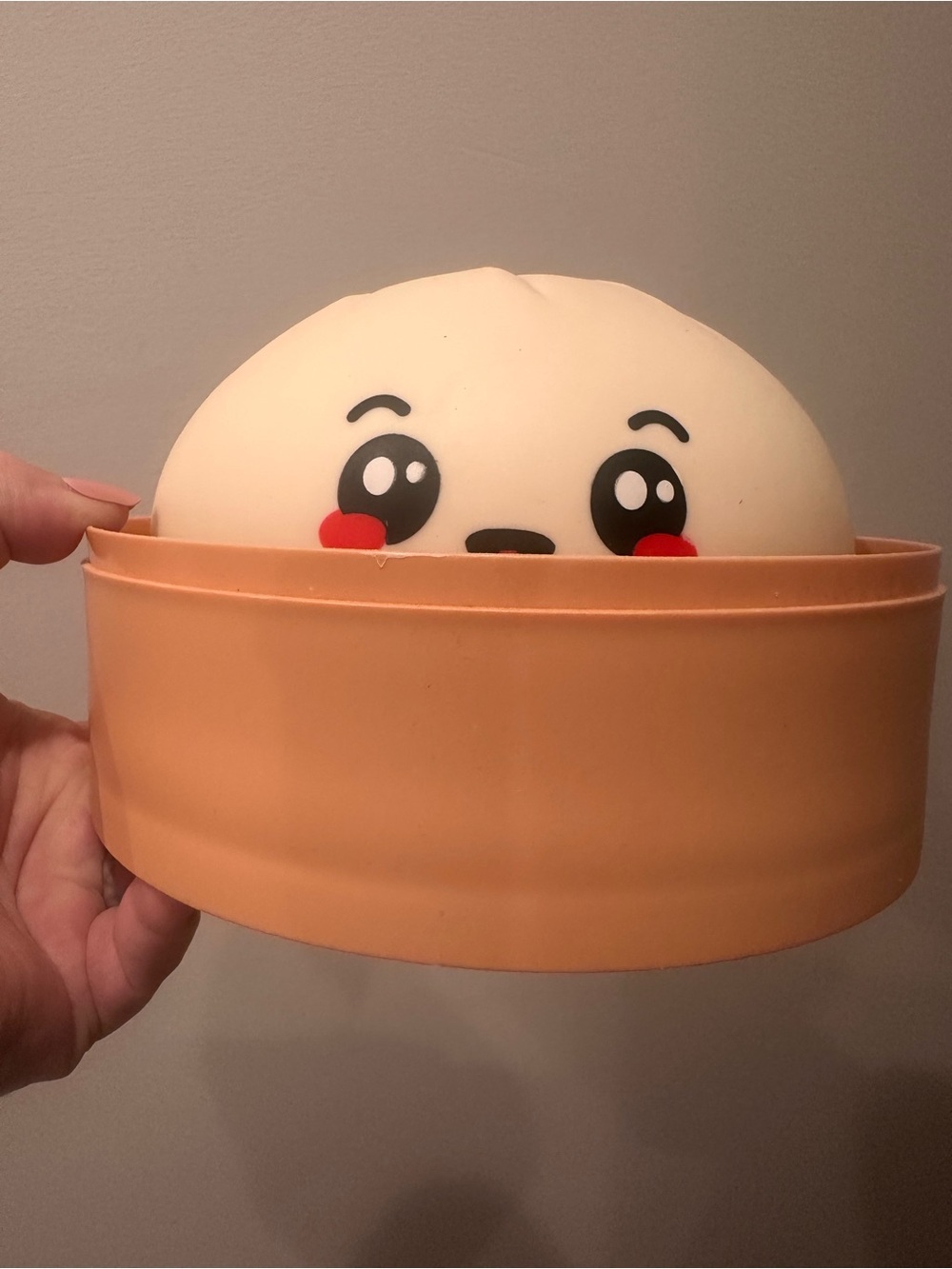 NWT Rainbow 🌈 Mystery JUMBO 8” White Kawaii Squishy Bun Dumpling Toy RARE XXL